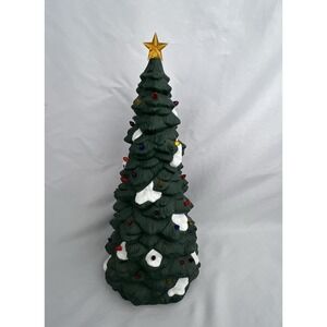 Dept 56 Heritage Village Collection Porcelain Town Tree No Benches No Light
